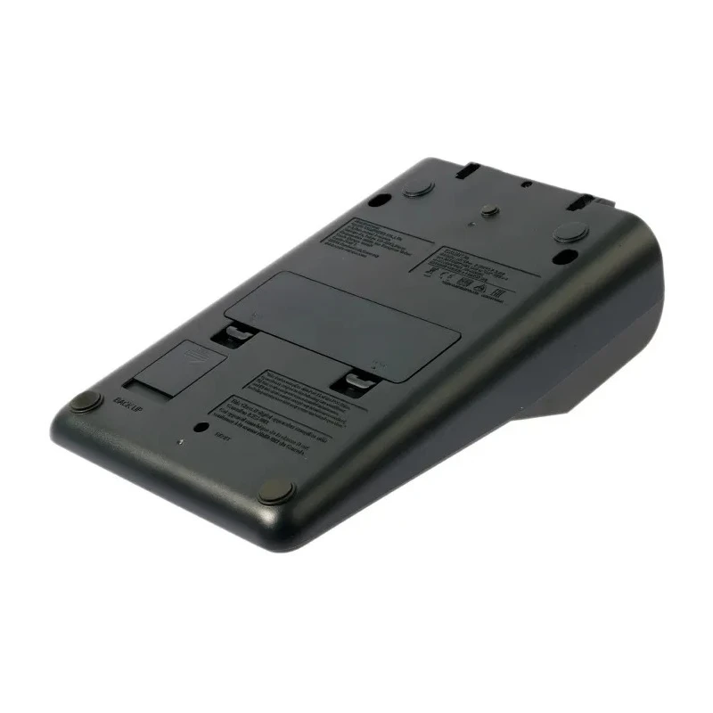 Casio Black Rectangular Printing Calculator HR150RCE with 12-Digit LCD Display, Battery and Mains Powered
