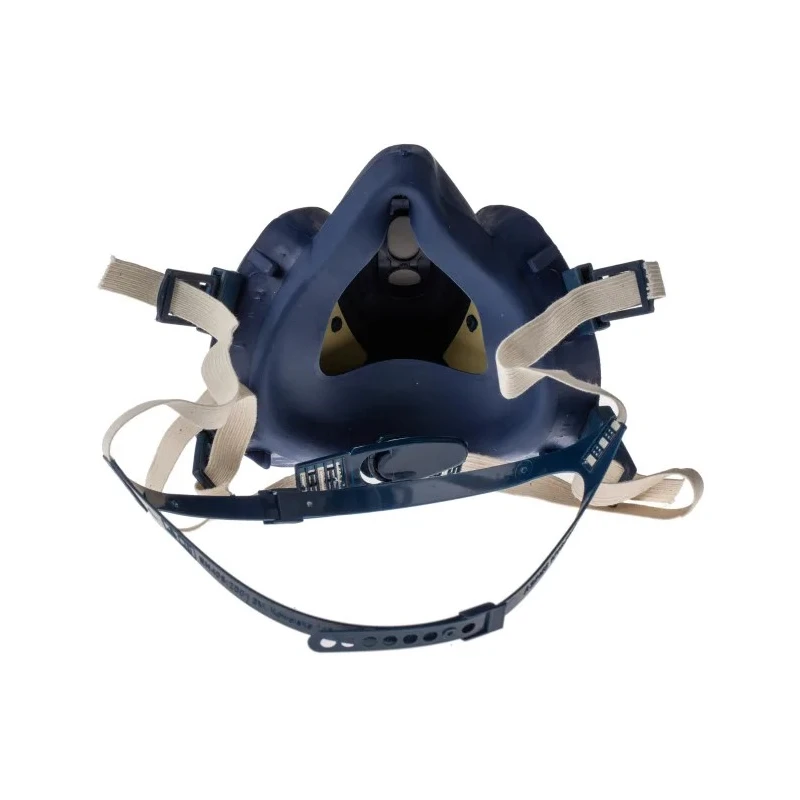 3M 4000+ Series Half Mask Respirator, Blue and White Thermoplastic Elastomer, Size One Size 4251+