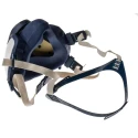 3M 4000+ Series Half Mask Respirator, Blue and White Thermoplastic Elastomer, Size One Size 4251+