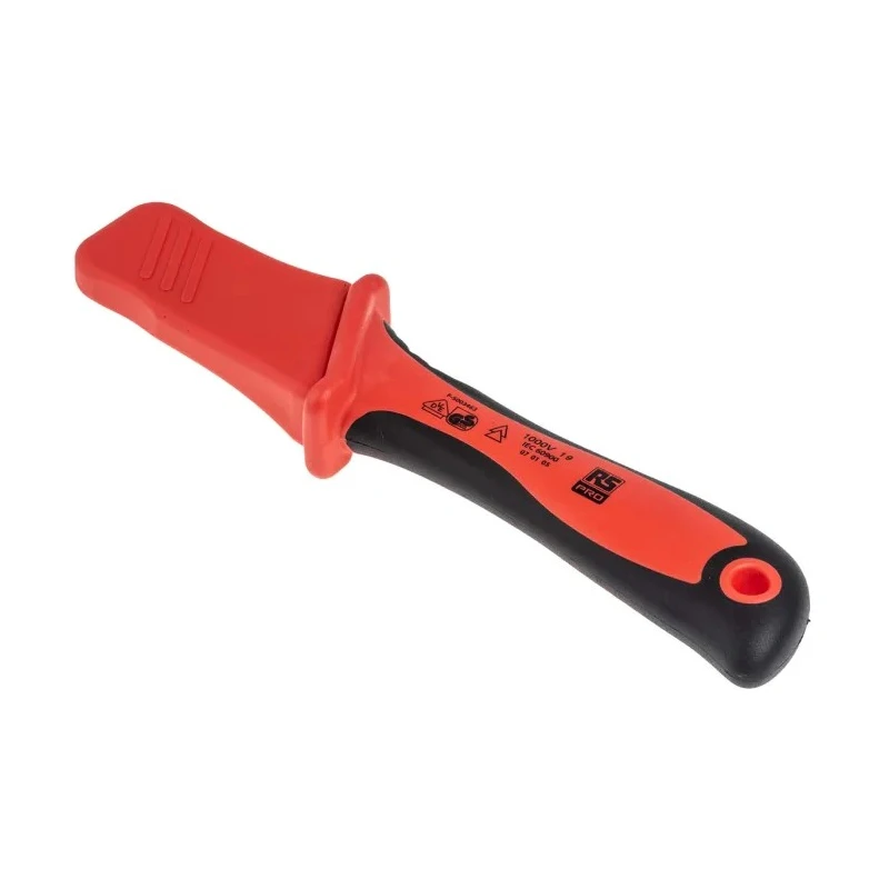 RS PRO Insulated Stainless Steel VDE 1000V Approved Cable Knife, 44 mm Blade Length, 220 mm Overall Length 192-3674