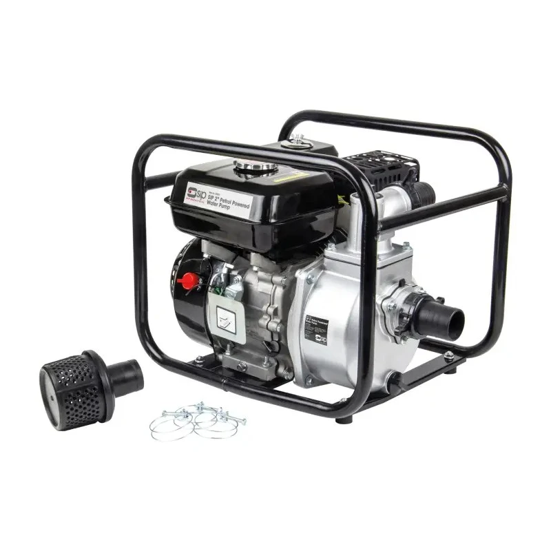 SIP 2" Petrol-Driven Water Pump 600 L/min, 5.2 kW Input Power, Aluminium and Steel Body 3933