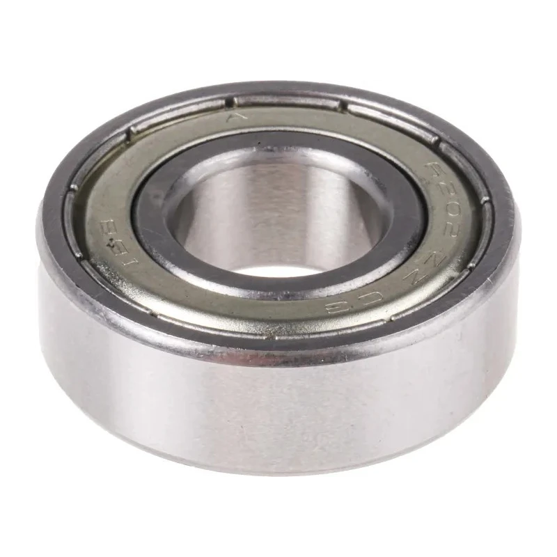 RS PRO 1 Row Deep Groove Ball Bearing 15 mm ID, 35 mm OD, 11 mm Width, Shielded, C3 Clearance, Steel Cage and 6202-2Z/C3