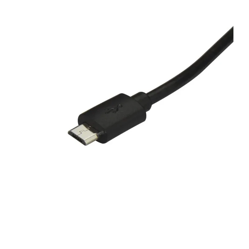 StarTech.com USB 2.0 Male USB Type C to Male Micro USB Type B Cable Black 1m USB2CUB1M