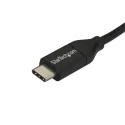StarTech.com USB 2.0 Male USB Type C to Male Micro USB Type B Cable Black 1m USB2CUB1M