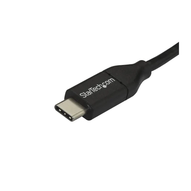StarTech.com USB 2.0 Male USB Type C to Male Micro USB Type B Cable Black 1m USB2CUB1M
