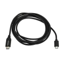 StarTech.com USB 2.0 Male USB Type C to Male Micro USB Type B Cable Black 1m USB2CUB1M