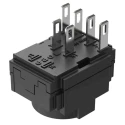 EAO Push Button Contact Block 250V, 5A, 2 NO, Solder Terminal, Series 61-8520 61-8520.22