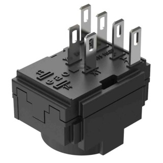 EAO Push Button Contact Block 250V, 5A, 2 NO, Solder Terminal, Series 61-8520 61-8520.22