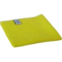 Vikan Basic Microfibre Cloth Yellow Microfibre Cloths for General Cleaning, Dry/Wet Use, Box of 5, 320 x 320 mm 691136
