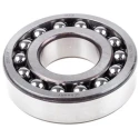 FAG 40 mm ID 2 Row Self-Aligning Ball Bearing, Polyamide Cage, Steel Balls, 90 mm OD, 23 mm Race Width 1308-TVH