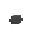 Rittal 300 mm Plinth Panels 100 mm Height Sheet Steel Black RAL 9005 for Use with Ax Enclosures 2820310