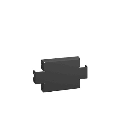 Rittal 300 mm Plinth Panels 100 mm Height Sheet Steel Black RAL 9005 for Use with Ax Enclosures 2820310