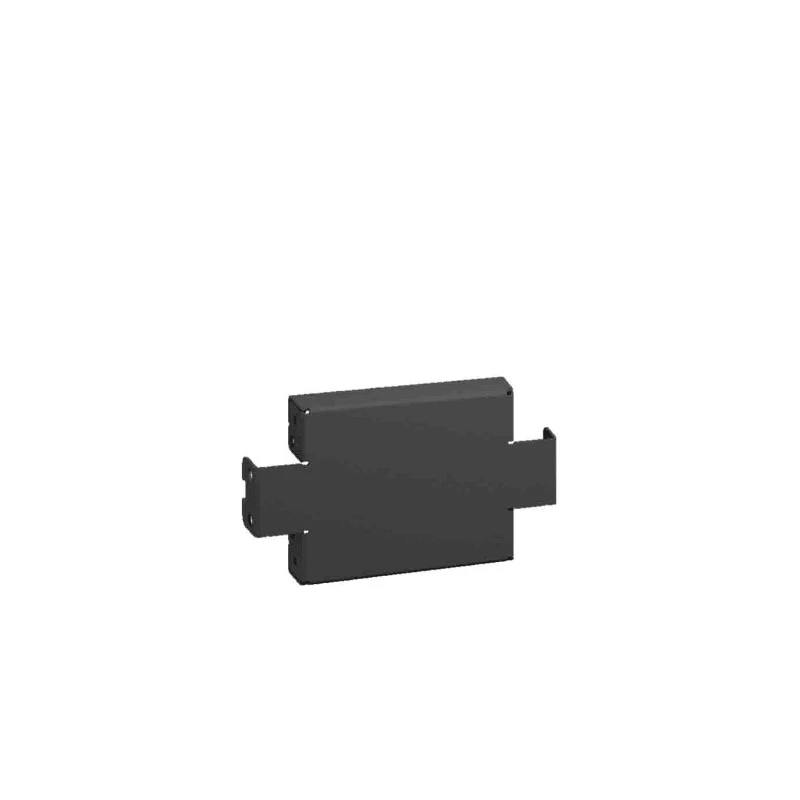 Rittal 300 mm Plinth Panels 100 mm Height Sheet Steel Black RAL 9005 for Use with Ax Enclosures 2820310