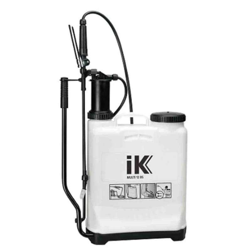 IK Sprayers Backpack Pressure Sprayer 12.8 L Tank Capacity 3 bar Operating Pressure Plastic Translucent Tank 839701