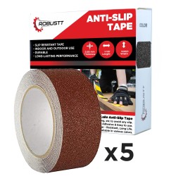 Buy Robustt Anti Skid/Anti Slip 5mx50mm Brown Adhesive Tape