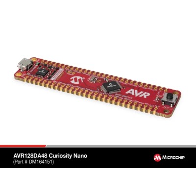 Microchip AVR128DA48 Curiosity Nano GPIO Evaluation Board Microcontroller Development Kit DM164151