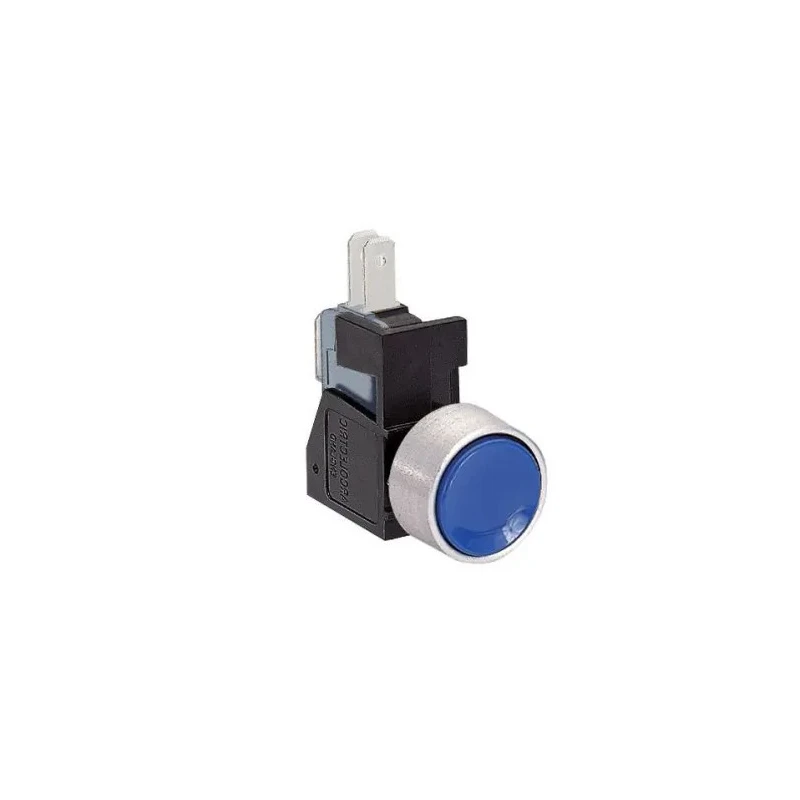 Bulgin Push Button Switch, On-On Operation, Panel Mount, 12.7 mm Cutout, SPDT Contact, IP65 Rated, 250V ac, Green C0911KB