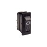 Bulgin Panel Mount DPST On-Off Rocker Switch Black Actuator 16A 250V AC C1500ATAAA