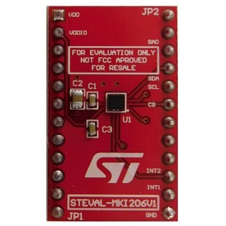 STMicroelectronics Sensor Development Tool AIS2DW12 Adapter Board for Standard DIL 24 Socket 