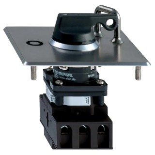Schmersal Flange Isolator Module IP67, 3 W, Grey Handle, IEC 60947 Standard IP67 IP69K Protection 