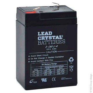 ENIX Energies Standard Sealed Lead Acid Battery 6 V 4 Ah 47.5mm x 100mm AMC9014