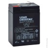 ENIX Energies Standard Sealed Lead Acid Battery 6 V 4 Ah 47.5mm x 100mm AMC9014
