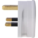 MK Electric 13A 250V UK Mains Plug White Cable Urea Formaldehyde Screw Termination 647 WHI