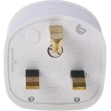 MK Electric 13A 250V UK Mains Plug White Cable Urea Formaldehyde Screw Termination 647 WHI