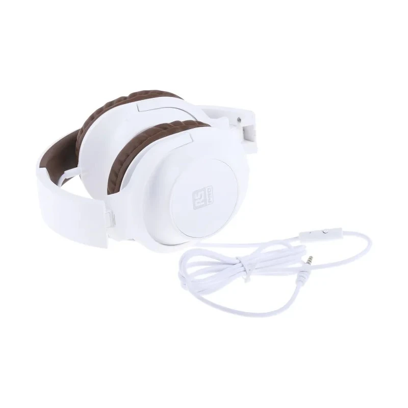 RS PRO Over The Head Headset White 3.5 mm Jack 40 mm Drivers 2.3 m Cable 201-3523