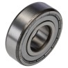 SKF Single Row Deep Groove Ball Bearing 20 mm ID, 47 mm OD, 14 mm Width, C3 Clearance, Double Shielded 6204-2Z/C3LHT23