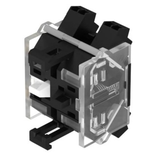 EAO Push Button Contact Block 250V, 2 NC, Push-in Terminal, 6A Current Rating 704.917.4
