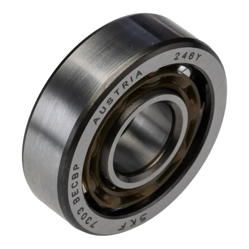 SKF 1 Row Angular Contact Ball Bearing 17 mm ID 47 mm OD 14 mm Race Width 7303 BECBP