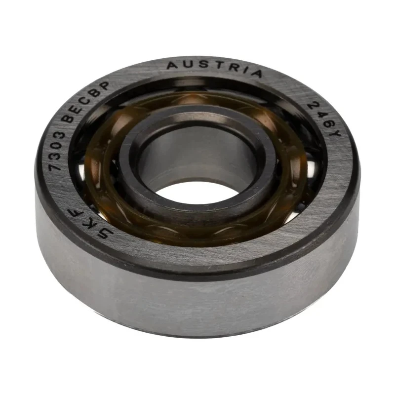SKF 1 Row Angular Contact Ball Bearing 17 mm ID 47 mm OD 14 mm Race Width 7303 BECBP