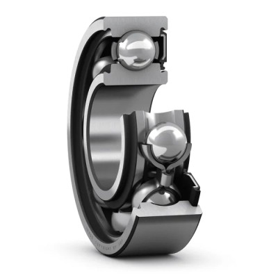 SKF Single Row Deep Groove Ball Bearing 20 mm ID 47 mm OD 14 mm Width Sealed Sheet Metal Cage 6204-RSH