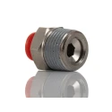 Norgren Pneufit C Series Female Pneumatic Fitting Nickel Plated Brass 3/8 in R Thread C01250638