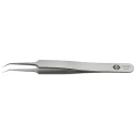 CK 110mm Stainless Steel Bent Extra Fine ESD Safe Tweezer T2330