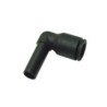 Legris Pneumatic Compact Elbow Fitting Push In 4 mm to Push In 6 mm Nickel Plated Technical Polymer LF 3000 Series 3182 06 04