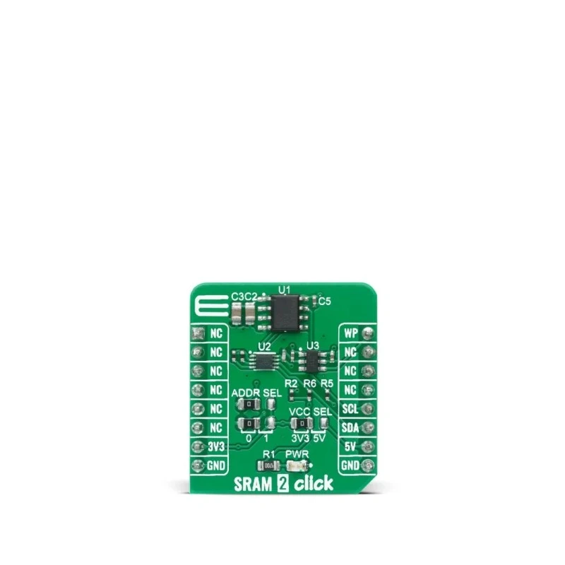 MikroElektronika SRAM 2 Click 64kB Serial SRAM Memory Development Kit 3.3-5V MIKROE-4178