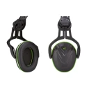 MSA Safety V-Gard Ear Shells for Helmets 28 dB Noise Reduction ANSI Approved Non-Foldable Green Black 10190356