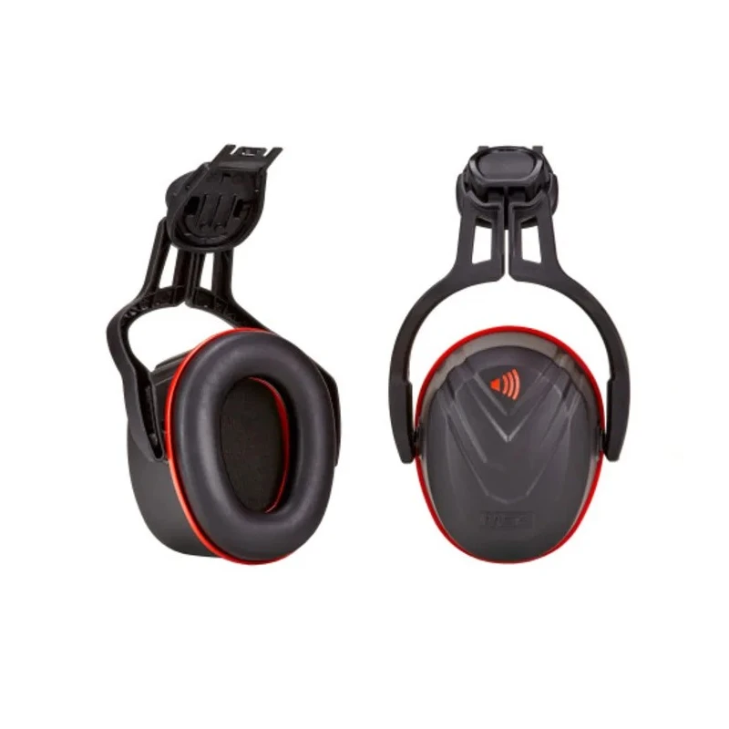 MSA Safety V-Gard Ear Shells for Helmets 28 dB Noise Reduction ANSI Approved Non-Foldable Green Black 10190356