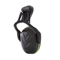 MSA Safety V-Gard Ear Shells for Helmets 28 dB Noise Reduction ANSI Approved Non-Foldable Green Black 10190356