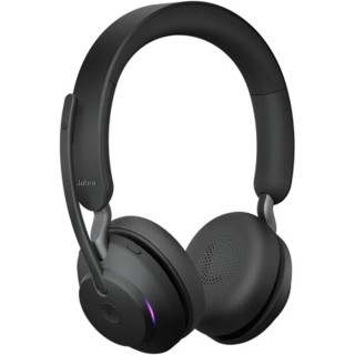 Jabra Black On Ear Wireless Bluetooth Headset with Integrated Busylight EVOLVE2 65