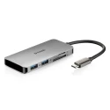 D-Link 2 Port USB 3.0 USB Hub USB Powered Dimensions 45mm x 95mm x 11mm DUB-M610