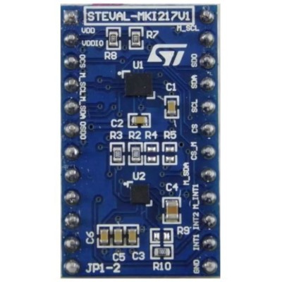 STMicroelectronics Adapter Board for Standard DIL24 Socket Based on LSM6DSOX and LIS2MDL Sensor Hub Mode 32 STEVAL-MKI217V1