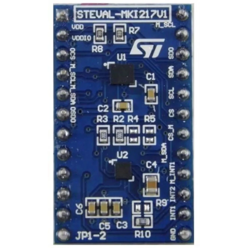 STMicroelectronics Adapter Board for Standard DIL24 Socket Based on LSM6DSOX and LIS2MDL Sensor Hub Mode 32 STEVAL-MKI217V1