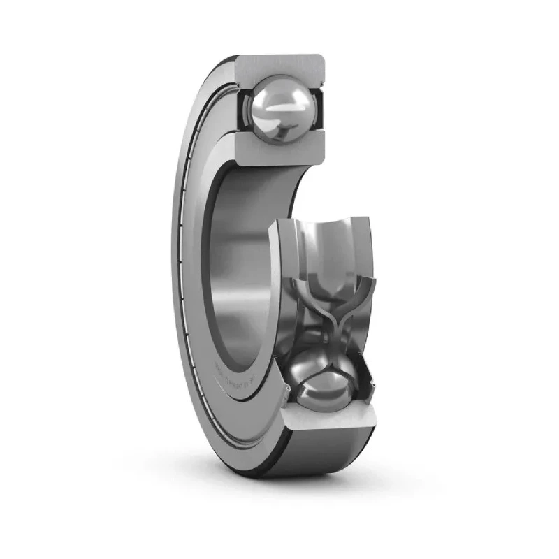 SKF Single Row Deep Groove Ball Bearing 8 mm ID, 16 mm OD, Stainless Steel, Shielded, W 628/8-2Z