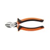 Klein Tools VDE/1000V Approved Insulated Side Cutter with Hardened Steel Jaw, Three-Component Insulation, Bi-Metal 2206EINS