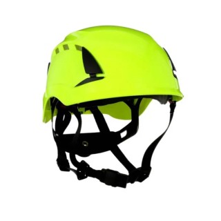 3M 3MTM SecureFitTM Safety Helmet X5000 and X5500 Green, Adjustable, Ventilated, with Chin Strap 7100175537