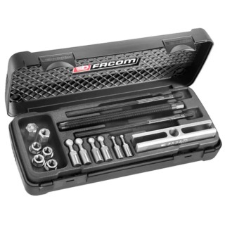 Facom Bearing Puller, 40 to 110 mm Capacity, 16-Piece Kit U.23J2