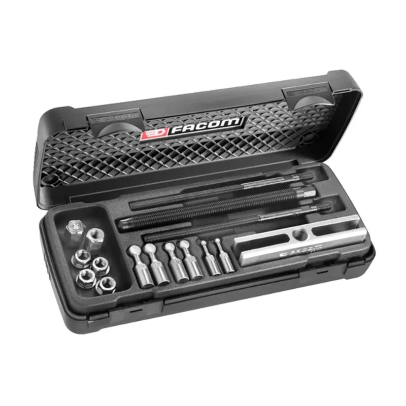 Facom Bearing Puller, 40 to 110 mm Capacity, 16-Piece Kit U.23J2